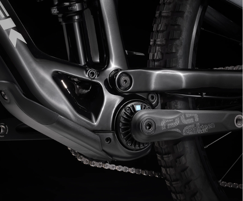 Trek Fuel EXe 9.7 Electric Mountain Bike 2023 in Galactic Grey-2